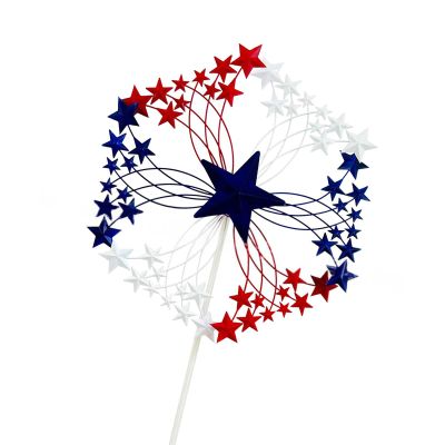 1. Star-Shaped Metal Wind Spinner for Rustproof Garden Decor Outdoor Yard Art Easy Assembly for Patios & Lawns Iron Rotate Yard Decoration
