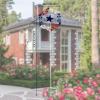 1. Star-Shaped Metal Wind Spinner for Rustproof Garden Decor Outdoor Yard Art Easy Assembly for Patios & Lawns Iron Rotate Yard Decoration view 3