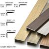 36" Aluminum Wall Corner Protector, 90mm Self Adhesive L-Shaped Corner Trim Molding, Edge Protector for Stair, Table, Furniture, Cabinet, Fireplace and Tile Trim Edging(Hazy Time,W30mm*20mm) view 2