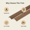 36" Aluminum Wall Corner Protector, 90mm Self Adhesive L-Shaped Corner Trim Molding, Edge Protector for Stair, Table, Furniture, Cabinet, Fireplace and Tile Trim Edging(Hazy Time,W30mm*20mm) view 3