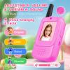 Video Walkie Talkies for Kids, 2 Pack Rechargeable Video Kids Walkies Talkies with Voice Changer, Long Range 2 Way Radios Toys for Outdoor Adventure Camping Hiking Birthday for Boys Girls Ages 3-12 view 4