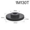 1 Mod 130Teeth Steel Pinion Gear 1M130T Motor Spur Gear Bore 17mm with Keyway 5x2.3mm Outer Dia 132mm view 2