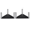 2 Pack High-Clarity Sports Display Cases Sturdy Nonslip Football Stands for Collectors & Enthusiasts Room Decor Clear Football Trophies Holder Rack view 1