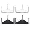 2 Pack High-Clarity Sports Display Cases Sturdy Nonslip Football Stands for Collectors & Enthusiasts Room Decor Clear Football Trophies Holder Rack view 4