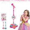 2026 New All-in-Ones Microphone Toy,Kids Microphone with Stand Adjustablewith Adjustable Stand, Colorful Lights, and Echo Effect, for Boys and Girls Christmas Birthday (Pink) view 1