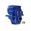 Aliuminum Alloy Gearbox Housing Transmission Set 11T Pinion Skid Plate 1/18 RC Crawler for TRX4M for Defender confident(Blue Gearbox) view 1