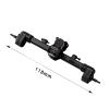 RC Car Front Rear Axle for Axial SCX24 90081 C10 AXl00002 1/24 Remote Control Car Upgraded Part CNC Metal Front and Rear Axle(Black,Front Axle) view 3
