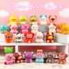 24 Pack Valentines Day Cards with Animal Squishy toys for Kids Classroom,Classroom Exchange Gifts with Squishy Toys for Party Favors,Ideal School Exchange Gift and Class Prizes for Boys Girls view 2