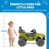 12V Kids Ride-on Truck with Parent Remote | 3-Speed Electric Vehicle with Bluetooth Music & LED Lights | Spring Suspension | Ideal Children's Gift view 3