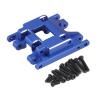Aliuminum Alloy Gearbox Housing Transmission Set 11T Pinion Skid Plate 1/18 RC Crawler for TRX4M for Defender confident(Blue Skid Plate) view 1