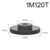1 Mod 120Teeth Steel Pinion Gear 1M120T Motor Spur Gear Bore 16mm Outer Dia 122mm view 2