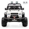 12V Ride on TruckKids Electric Car with Parent Remote Control| Features 3 Speeds Up to 6MPH, 2 * 550w Moto, Safty BeltSpring Suspension, LED Lights, Music for Children Aged 2-8 Years(White) view 1