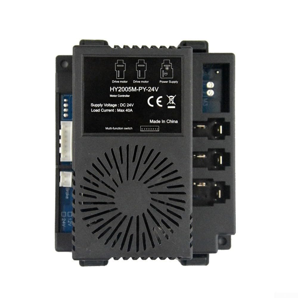 24V Electric Car Motor Controller For Ride-Ons, 40A Current Capacity Drive Controller, Compatible With Most Small Vehicle Models(HY2005M-PY-24V)