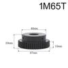 1 Mod 65Teeth Steel Pinion Gear 1M65T Motor Spur Gear Bore 10mm Outer Dia 67mm view 2