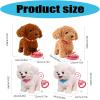 TWAMYCKN Interactive Robot Dog Toy with Touch Sensing and Voice Mimicry, Soft Life-Like Plush Robotic Puppy with Leash Remote and Licking Motion for and Gift view 2