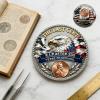 2025 New Final Cent Tribute Coin, Final Cent Memorial Coin 1909-2025 - Nostalgic Commemorative Token, American Eagle Design with Flag, Gift for History & Coins Enthusiasts (1PCS) view 4