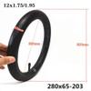 12 Inch 280x65-203 Baby Stroller Inner and Outer Tires Wearproof Pneumatic Tire for Electric Scooter Bike Stroller Pushchair Ront and Rear Tyre Tube Rubber view 2