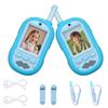 ELEDUTOY Video Walkie Talkies for Kids, Kids Walkie Talkies with Camera and Screen, No WiFi Needed Rechargeable 2-Way Radio with Voice Changer, Spy Gear for Kids Ages 3-12, 2Pack(Blue) view 1