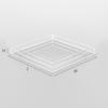 3/4/5mm Thick Clear Acrylic Shallow Water Tank, Photography Storage Tray & Photo Posing Props, Display Case for Cosmetics & Advertising Shooting (15x10x5cm) view 2