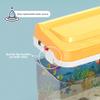 Uanqfegy Educational Baby Aquarium Toy with Light & Music, Magnetic Fishing Set with 4 Fish, 2 Rods & Net for Kids view 4