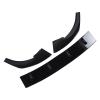 Front Bumper Lip Spoiler, Glossy Black ABS Splitter Kit for 8 MK8 R 2020-2024, Enhanced Aerodynamics, Stylish Design - Aggressive Sport Look, Durable Material, Easy view 3
