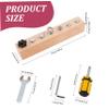 HDBHSBE 1 Set of Tools for Toddlers, Wooden Activity Board with Educational Toys, Activity Board with Screwdrivers, Montessori Tools, Educational Toys view 2