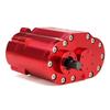 2-Speed 48P Transfer Case Transmission Gearbox with Steel Gears Ratio 1.8:1/0.7:1 for 1/10 RC Crawler Axial SCX10 90046 D90 (Red) view 1