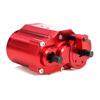 2-Speed 48P Transfer Case Transmission Gearbox with Steel Gears Ratio 1.8:1/0.7:1 for 1/10 RC Crawler Axial SCX10 90046 D90 (Red) view 2