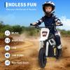 24V Electric Dirt Bike for Kids, 350w Mini Electric Motorcycle with 12" Fat Tires, Up to 14 MPH Speed, 130 Lbs Weight Capacity, Grip Throttle, Kids Off-Road Dirt Bike view 4