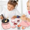 Ferricult Kids Play Kitchen Set, 22pcs/Set Stainless Steel Pretend Cooking with Utensils Cookware, Real Food Making Tool for 7-14 Beginner Cooking Educational Toys view 3