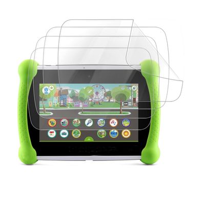 Tznzxm For LeapFrog LeapPad Academy Tablet 7 inch Screen Protector [4 Pack], Case Friendly, HD Clear Anti-Scratch PET Film, Bubble Free, Anti-Fingerprint