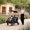 JULYSHILIU Large 4 Seater Wagon Stroller 2 3 Kid Toddler Child Quad Triple view 2