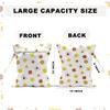 DHKG Sun Wet Dry Bag 12x10 Inch,Waterproof Reusable Wet Bag for Swimsuit, Travel, Beach, Pool, Diapers, Dirty Yoga Gym Clothes, Stroller, Toiletries, Makeup Bags, Sun Gifts for Women Friend view 3