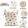 DHKG Sun Wet Dry Bag 12x10 Inch,Waterproof Reusable Wet Bag for Swimsuit, Travel, Beach, Pool, Diapers, Dirty Yoga Gym Clothes, Stroller, Toiletries, Makeup Bags, Sun Gifts for Women Friend view 4