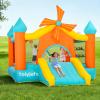 Toiyjofe Windmill Bounce House for Big Kids 310, Large Inflatable Castle with Slide & Games, Educational Hopscotch Floor, Fits 34 Kids, 10FT x 12.5FT x 9FT, Outdoor Backyard Play with Blower view 1