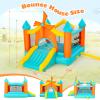 Toiyjofe Windmill Bounce House for Big Kids 310, Large Inflatable Castle with Slide & Games, Educational Hopscotch Floor, Fits 34 Kids, 10FT x 12.5FT x 9FT, Outdoor Backyard Play with Blower view 2