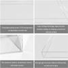 3/4/5mm Thick Clear Acrylic Photography Storage Tray, Shallow Water Tank for Photo Posing Props, Display Case Showcase, Cosmetic Advertising & Product Shooting (15x10x5cm) view 3