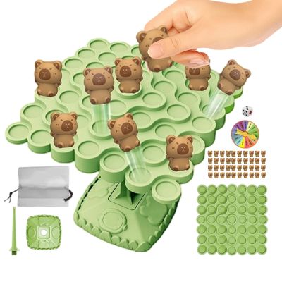 Balance Game, Cartoon Tree Tabletop Puzzle, Fun Balance Board for Kids, Adults, Boys, Girls, Preschool, Kindergarten, Birthday, Parent-Child Activity, Family Game Night, Educational and Entertain