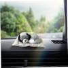 HDBHSBE Dog, 6.7 x 5.1 Inch, Plush Dog Sleeping on a Pad with Barking Sounds, Cute Mini Breathing for Kids, Friends and Family on Birthday, Children's Day view 2