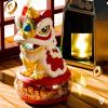 10.23cm Electric Walking Lion Dance Toy Musical Cartoon Animal, Early Learning Sensory Motion Lights Sound | Celebration Themed Activity Toy for Children Playroom Home New Year Event view 4