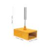 Abaodam Physics Acoustic Lab Fork and Wooden Resonance Speaker for Stem Science Education, Vibration Experiment Tool for Middle School Sound Wave Demonstrations, Science Lab Experiment Kit view 2