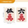 Abaodam Portable Mini Mahjong Set with Dice 2.1Cm Small Tiles for Travel and Family Games Compact Mahjong Tile Set for Leisure Entertainment Random Color view 2