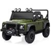 Kidzone 12V Ride On Truck for Kids Ages 38, Licensed Land Rover Defender 110 SVX Electric Car Toy with Remote Control, Bluetooth Music, LED Headlights, Off-Road Wheels, Green view 1