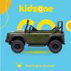 Kidzone 12V Ride On Truck for Kids Ages 38, Licensed Land Rover Defender 110 SVX Electric Car Toy with Remote Control, Bluetooth Music, LED Headlights, Off-Road Wheels, Green view 3