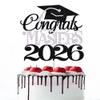 Naicaek Congrats Masters 2026 Cake Topper,Congrats Master Grad Decor view 1