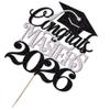 Naicaek Congrats Masters 2026 Cake Topper,Congrats Master Grad Decor view 3