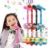Adjustable Kids Karaoke Microphone with Stand, Extends up to 39.4 Height, Detachable Handheld Mic with LED Light Base & Type-C Adapter, Compatible with Android/iOS/PC for Singing & Parties view 2