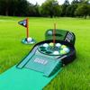 2-in-1 Electric Golf Putting Game, Indoor Mini Golf Set with Rotating & Stationary Hole, Automatic Ball Return, Practice Mat & Putter for Kids Adults, Family Tabletop Toy view 4