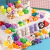 120 Pcs Bulk Mochi Squishy Toys for Kids, Kawaii Animal Stress Relief Toys, Mini Sensory Toys for Classroom Prizes, Party Favors, Goodie Bag Fillers, Treasure Box, Large Storage Box Included view 2
