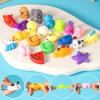 120 Pcs Bulk Mochi Squishy Toys for Kids, Kawaii Animal Stress Relief Toys, Mini Sensory Toys for Classroom Prizes, Party Favors, Goodie Bag Fillers, Treasure Box, Large Storage Box Included view 3